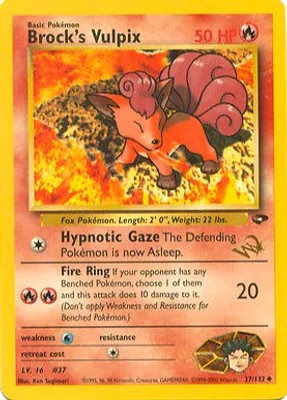 Brock's Vulpix [W Stamped] from WoTC Promo