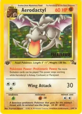 Aerodactyl (Prerelease) from WoTC Promo
