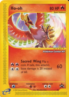 Ho-oh [Pokemon Center NY] from WoTC Promo