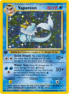 Vaporeon (12) from Jungle