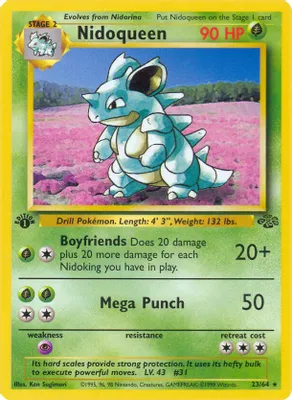 Nidoqueen (23) from Jungle