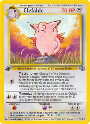 Clefable (17) from Jungle
