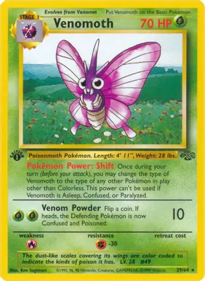 Venomoth (29) from Jungle
