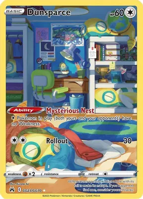 Dunsparce from SWSH: Crown Zenith: Galarian Gallery