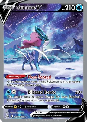 Suicune V from SWSH: Crown Zenith: Galarian Gallery