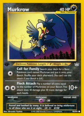Murkrow from Neo Revelation