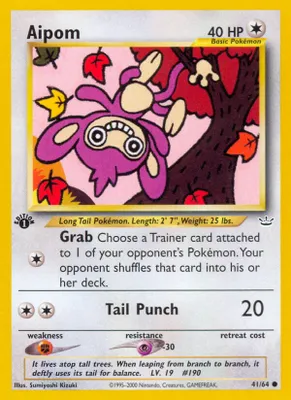 Aipom from Neo Revelation