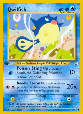 Qwilfish from Neo Revelation