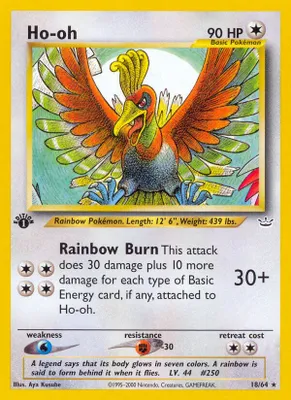 Ho-oh (18) from Neo Revelation