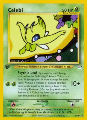 Celebi (16) from Neo Revelation