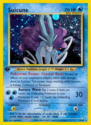 Suicune (14) from Neo Revelation