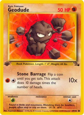 Geodude from Fossil