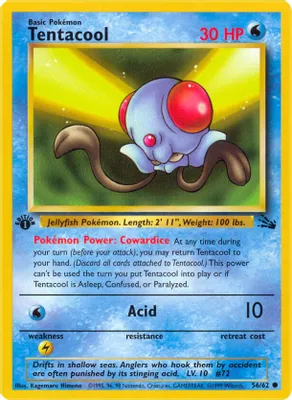 Tentacool from Fossil