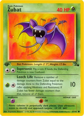 Zubat from Fossil