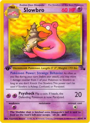 Slowbro from Fossil