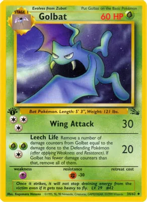 Golbat from Fossil