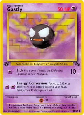 Gastly from Fossil