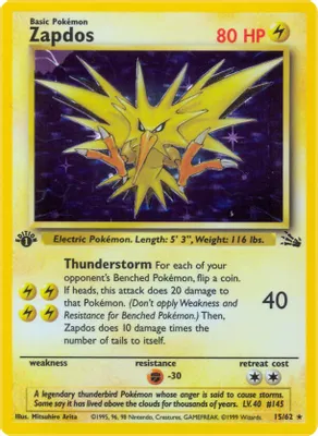 Zapdos (15) from Fossil