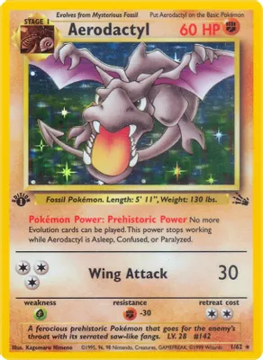Aerodactyl (1) from Fossil