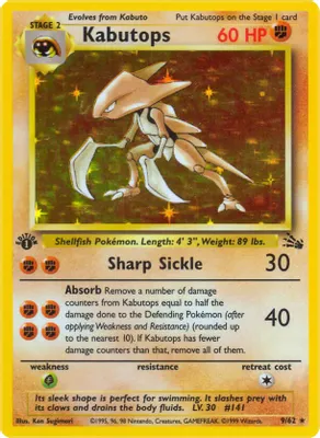 Kabutops (9) from Fossil