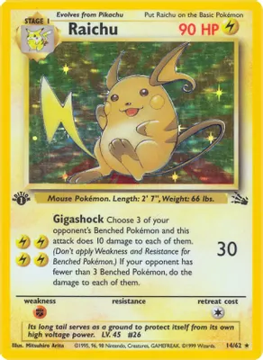 Raichu (14) from Fossil