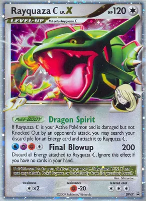 Rayquaza C LV.X - DP47 from Diamond and Pearl Promos