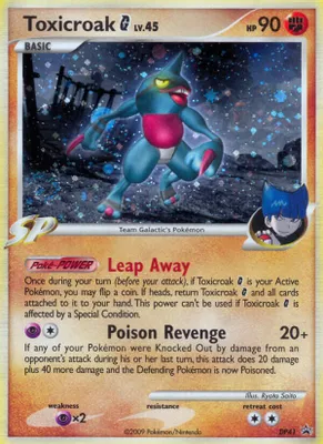 Toxicroak G - DP41 from Diamond and Pearl Promos
