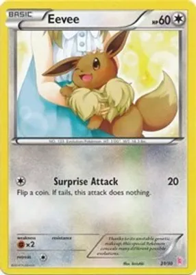 Eevee (21) from XY Trainer Kit: Sylveon & Noivern