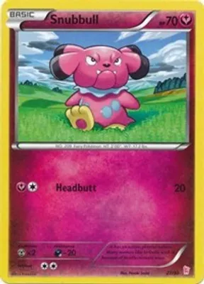 Snubbull (#11) from XY Trainer Kit: Sylveon & Noivern