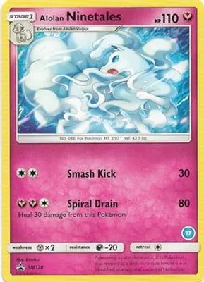 Alolan Ninetales (17) from SM Trainer Kit: Alolan Sandslash & Alolan Ninetales