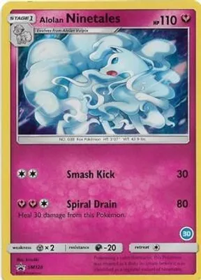 Alolan Ninetales (30) from SM Trainer Kit: Alolan Sandslash & Alolan Ninetales