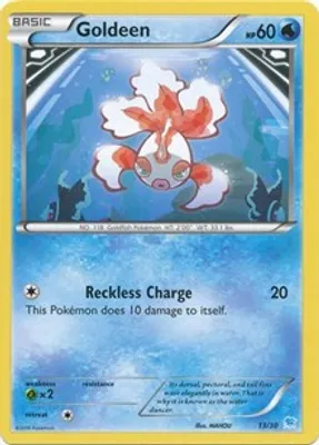 Goldeen (13) from XY Trainer Kit: Pikachu Libre & Suicune