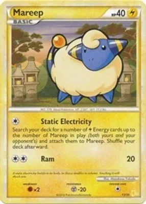 Mareep (#13) from HGSS Trainer Kit: Gyarados & Raichu