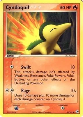 Cyndaquil from EX Battle Stadium