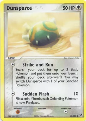 Dunsparce from EX Battle Stadium