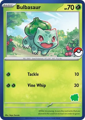 Bulbasaur (Blue Border) from My First Battle