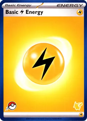 Basic Lightning Energy (Blue Border) from My First Battle