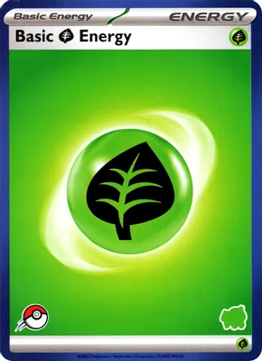 Basic Grass Energy (Blue Border) from My First Battle