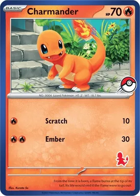 Charmander (Blue Border) from My First Battle