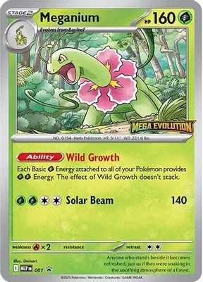 Meganium - 001 from ME: Mega Evolution Promo