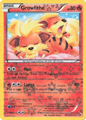 Growlithe from Legendary Treasures: Radiant Collection