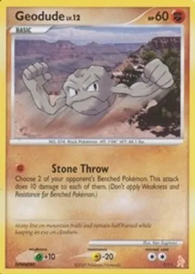 Geodude from DP Trainer Kit: Manaphy & Lucario