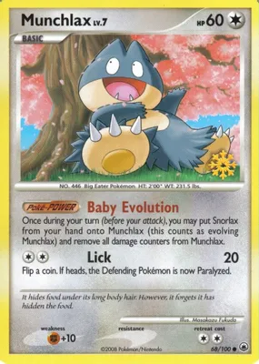 Munchlax - 68/100 from Countdown Calendar Promos