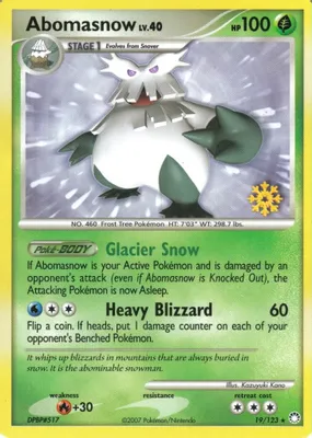 Abomasnow - 19/123 from Countdown Calendar Promos