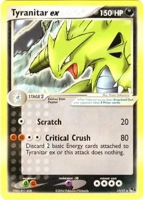 Tyranitar ex (Non-Holo) from POP Series 1