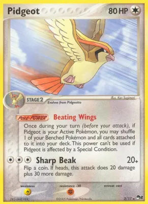 Pidgeot from POP Series 2