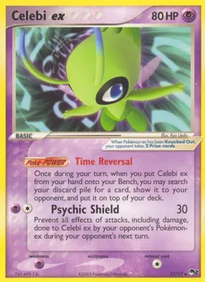 Celebi ex (Non-Holo) from POP Series 2