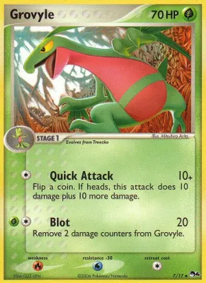 Grovyle from POP Series 4