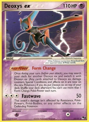 Deoxys ex from POP Series 4