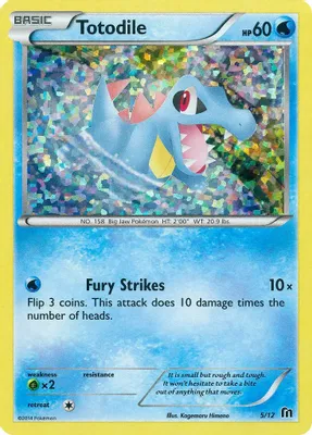 Totodile - 5/12 from McDonald's Promos 2016